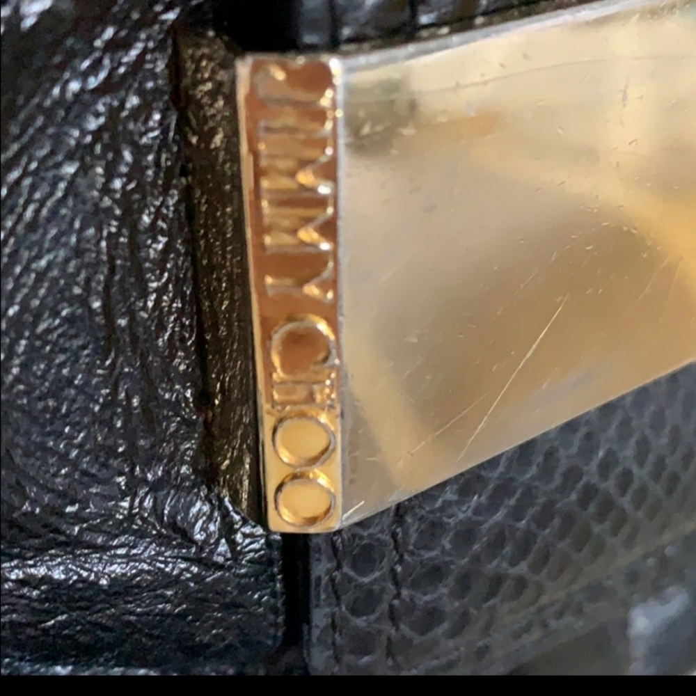 Jimmy Choo hand bag, exotic eel skin - Medium - Picture 5 of 6